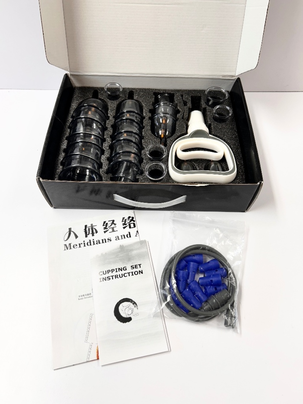 Cupluw 32‑Cup Vacuum Cupping Set Magnetic Therapy Massage Muscle Pain Case